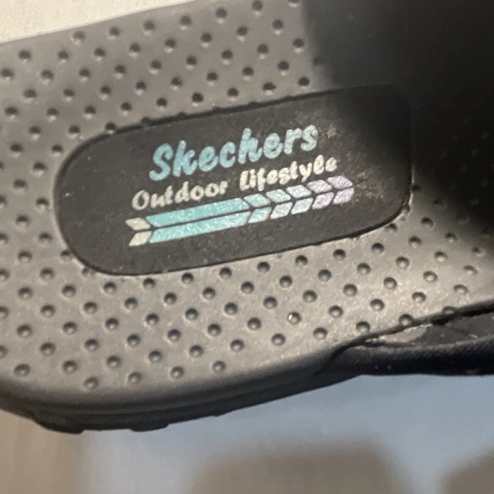 Skechers Outdoor Lifestyle Men's Thong Sandals Black/Gray Size 10 Synthetic